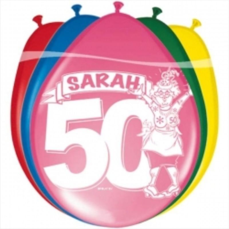 Ballonnen Sarah (8 stuks) kopen