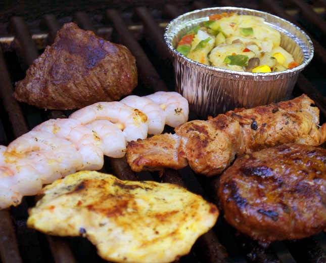 All-in BBQ Enzo pakket VLEES en VIS per persoon