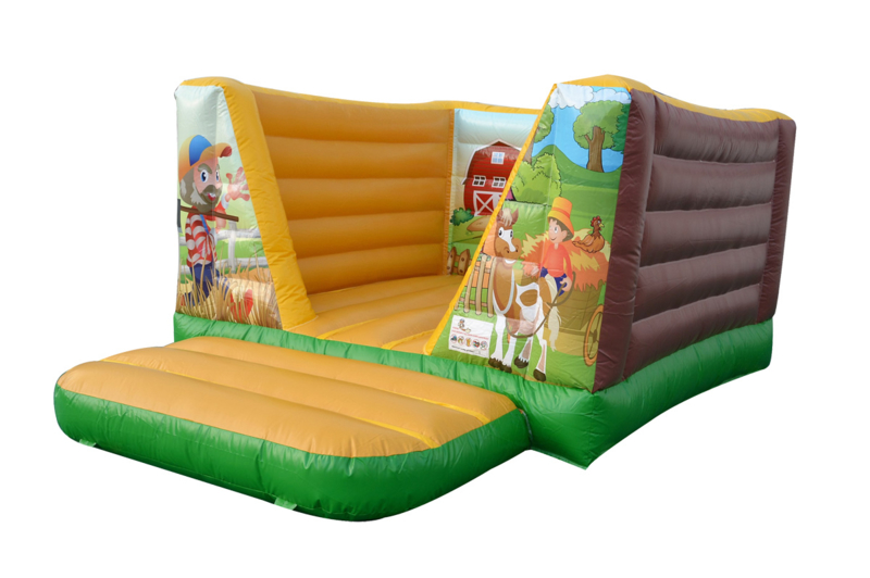 Springkussen Boerderij 4x3m huren