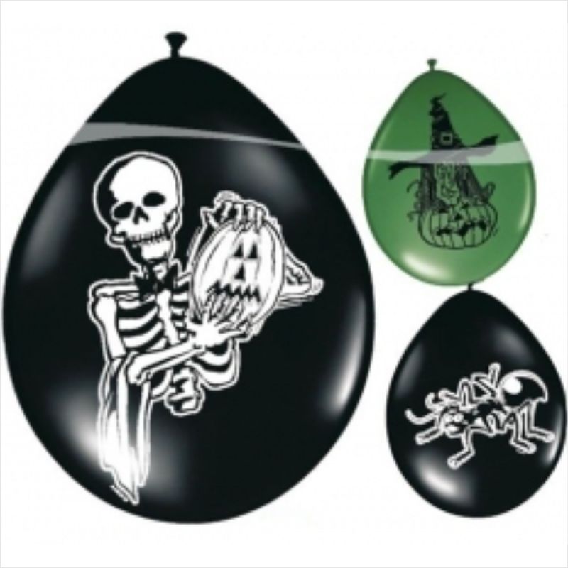 Halloween Ballonnen (8 stuks) mix kopen