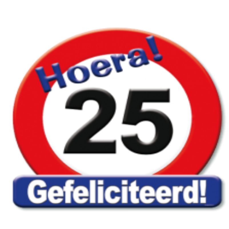 Huldeschild 25 jaar kopen