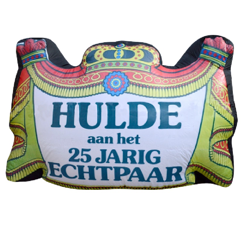 Opblaasbaar Huldeschild 25jaar Huren