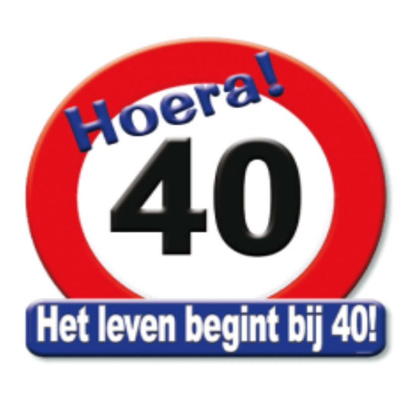 Huldeschild 40 jaar kopen