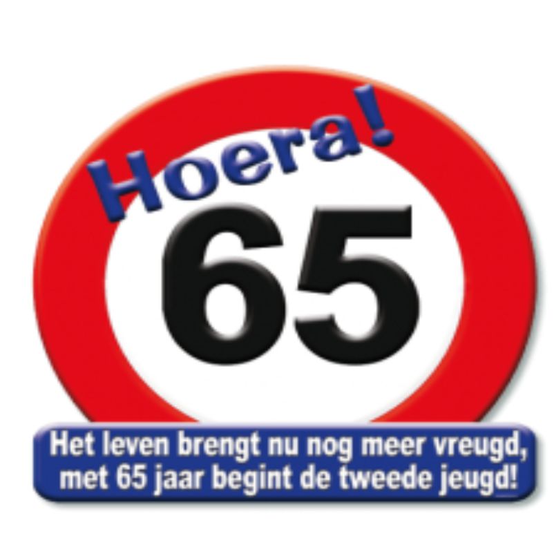 Huldeschild 65 jaar kopen