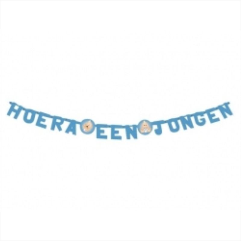 Letterslinger "Hoera een jongen" kopen