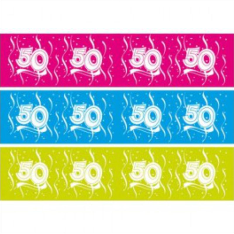 Markeerlint "50" 15 meter 3 assorti kopen
