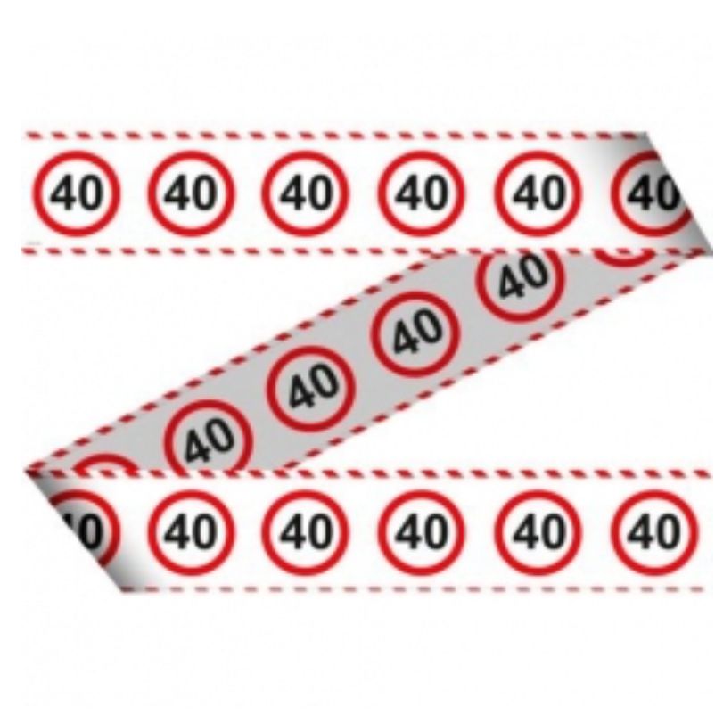 Verkeersbord markeerlint "40" 15mtr kopen