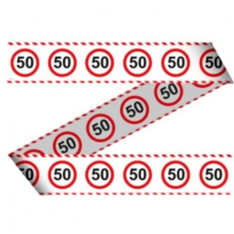 Verkeersbord markeerlint "50" 15mtr kopen
